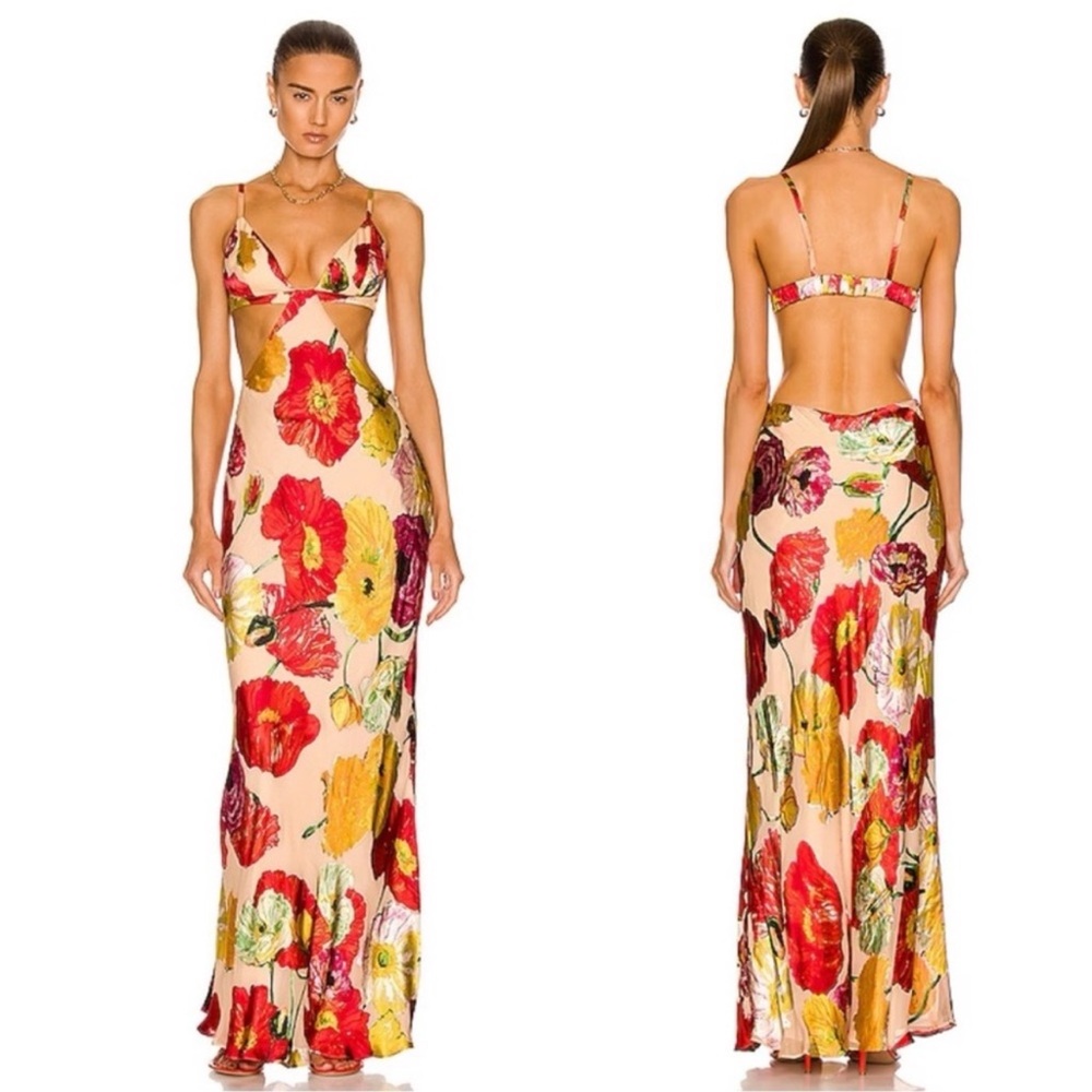 Cult Gaia Floral Gown